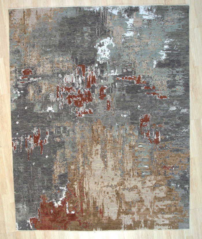 Hand knotted area rugs