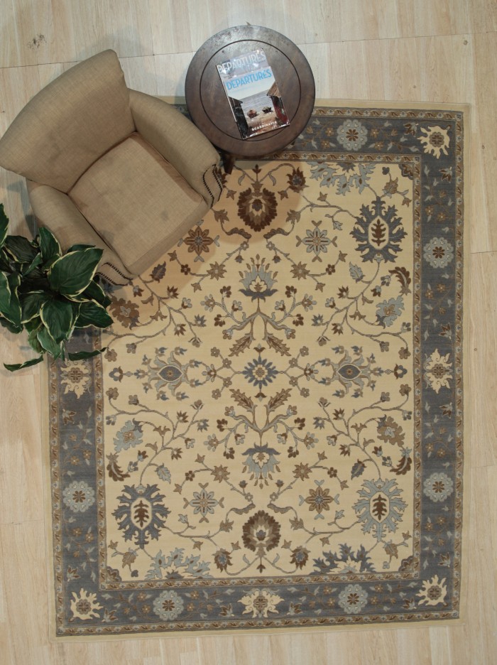 Hand knotted area rugs