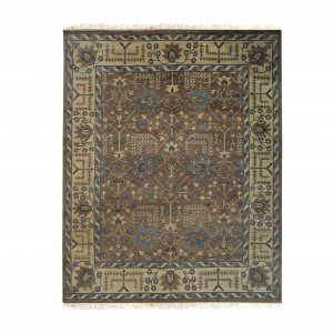 Hand knotted area rugs