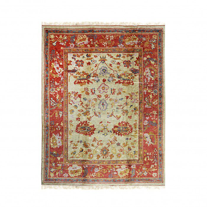 Hand knotted area rugs