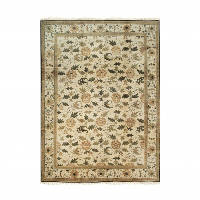 Hand knotted area rugs