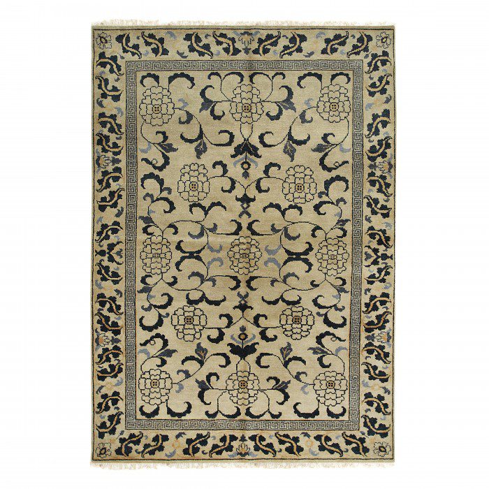 Hand knotted area rugs