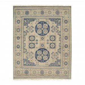 Hand knotted area rugs