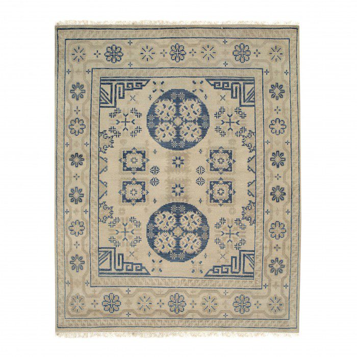 Hand knotted area rugs