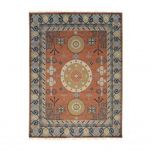 Hand knotted area rugs