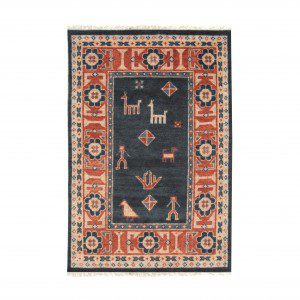 Hand knotted area rugs