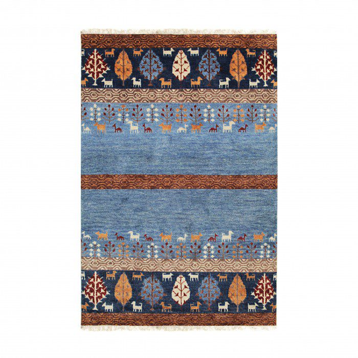 Hand knotted area rugs