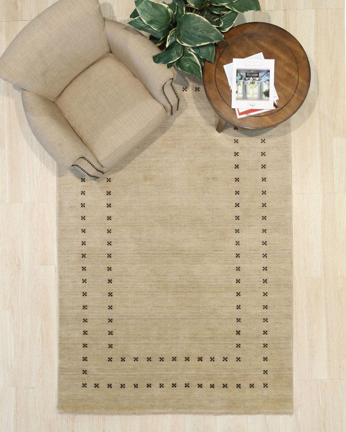 Hand knotted area rugs