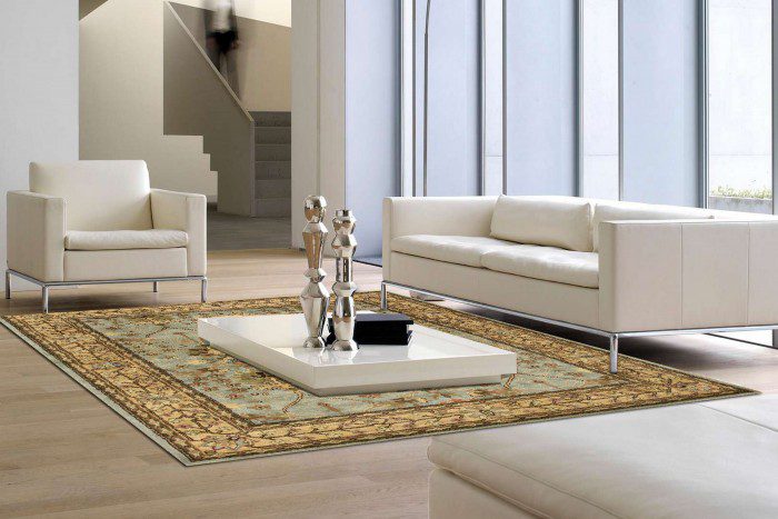 Hand knotted area rugs