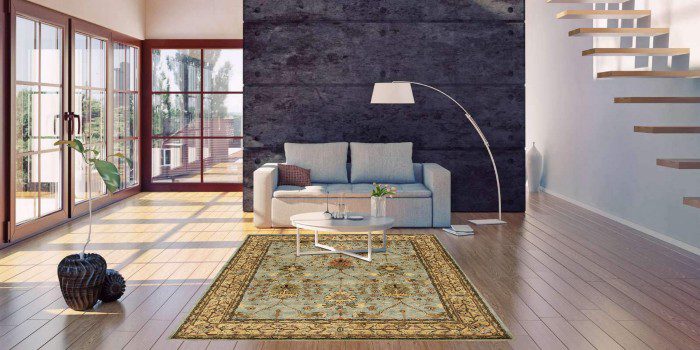 Hand knotted area rugs